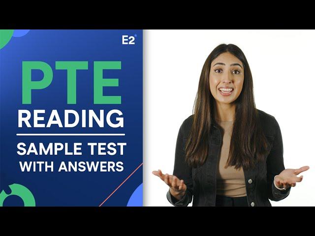 PTE Reading - PTE Sample Test & Practice with Answers