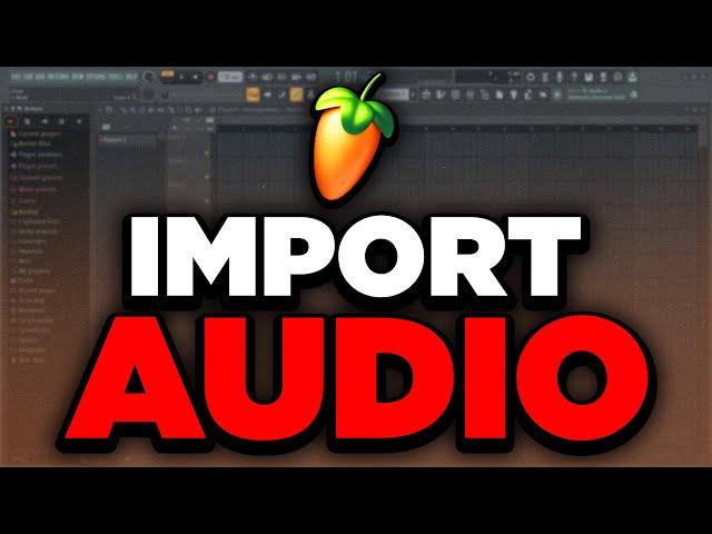 How to Import Audio in FL Studio 21 (Add MP3 File) - 2024