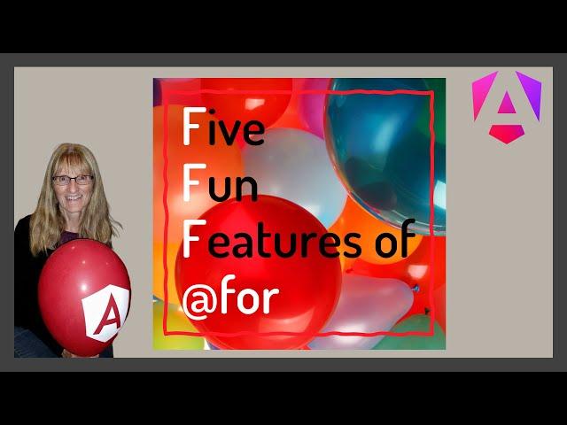 Angular's New @for Block Features