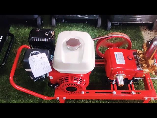 Honda GX160 Engine on heavy sprayer pump From Skylight Power