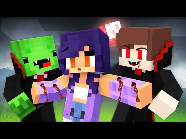 JJ and MIKEY Became a VAMPIRE and Bite APHMAU - Maizen Minecraft Animation