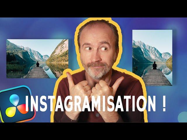 Transformer une vidéo horizontale en vidéo verticale (et donc moche)⎟Tuto DaVinci Resolve