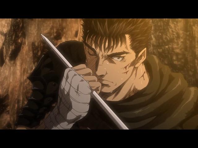 Guts Breaks Serpico's Sword - Berserk 2016