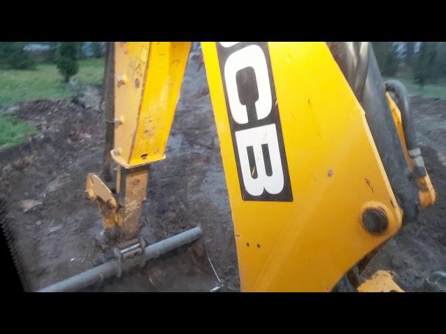 Jcb cx 3 - eco , планировка планировочным ковшом , нюансы!!