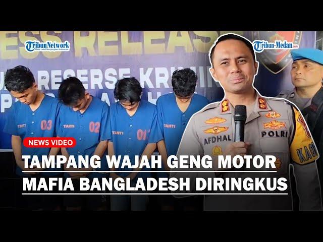 Tampang Wajah Geng Motor Mafia Bangladesh yang Lempari Kantor Dinas di Asahan Akhirnya Diringkus