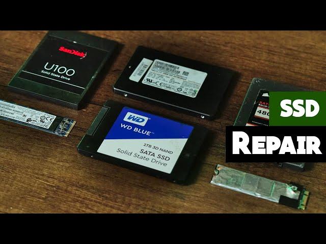 How to fix a "dead" SSD for free | Reviving broken SSDs | No tools, no software, no money!