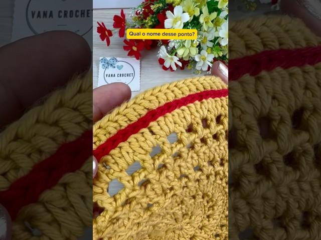 Crochê para Iniciantes - Eu conheço como Ponto Correntinha e você? #crochet #croche #artesanato