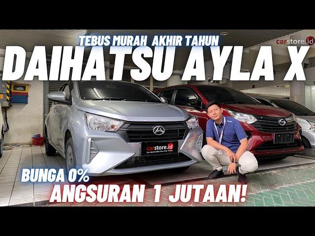 Turun Harga Habisin Nik 2024⁉️Review Daihatsu Ayla 1.0 Type X Terbaru 2024