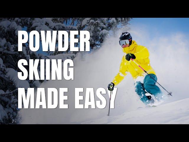 Pro Skier's 3-Step Secret to Effortless Powder Skiing