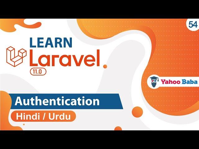 Laravel Authentication Tutorial in hindi Urdu