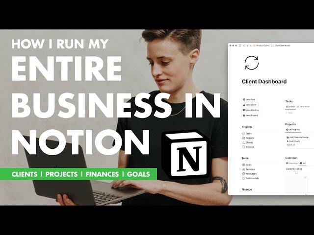 The Ultimate Freelance Dashboard in Notion (Minimalist Set-up) 2023