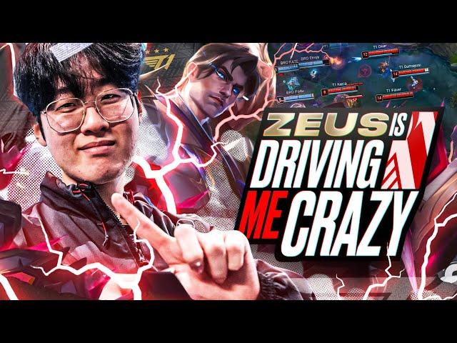 ZEUS IS DRIVING ME CRAZY - T1 VS BRO - LCK SUMMER 2024 - CAEDREL