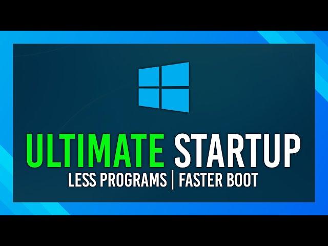 ULTIMATE Windows Startup Program Optimization Guide | AutoRuns