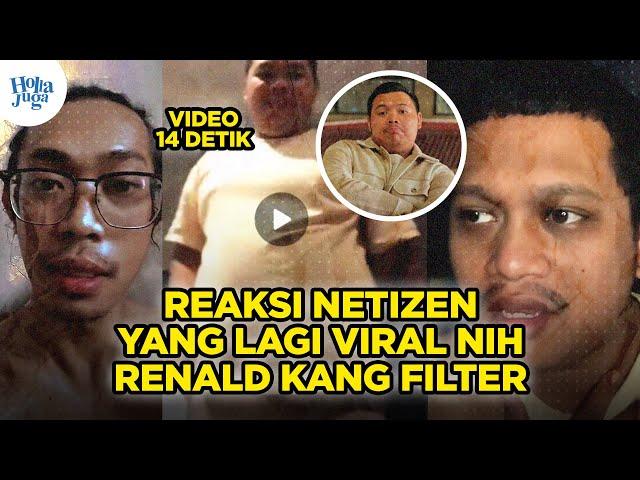 Reaksi Netizen Renald Fadli Kang Filter, Video 14 Detik