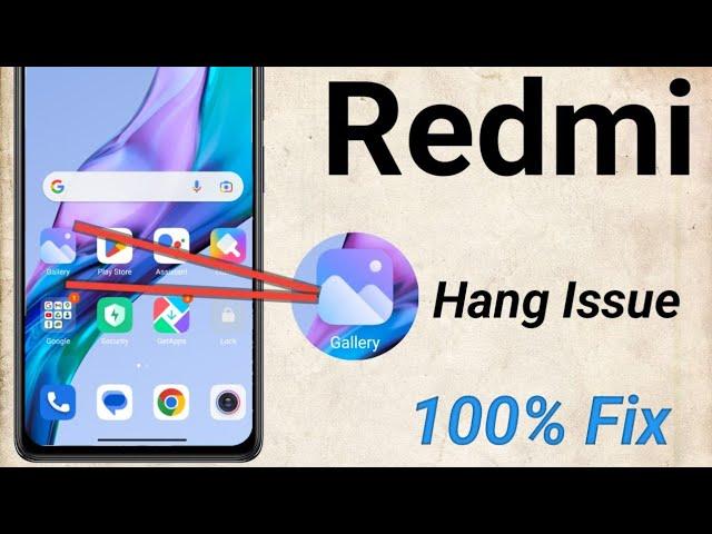 Mi gallery hang problem | app crash | keep stopping | redmi