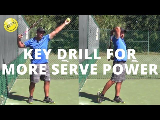 Tennis Serve Tip: A Key Drill For More Serve Power