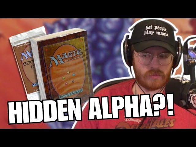 THE MOST BIZARRE BETA OPENING | MTG Beta Starter Deck Break