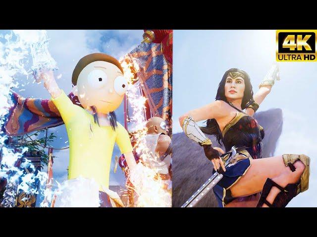 Morty Vs Wonder Woman Gameplay ► Mortal Kombat 1 [4K 60FPS]