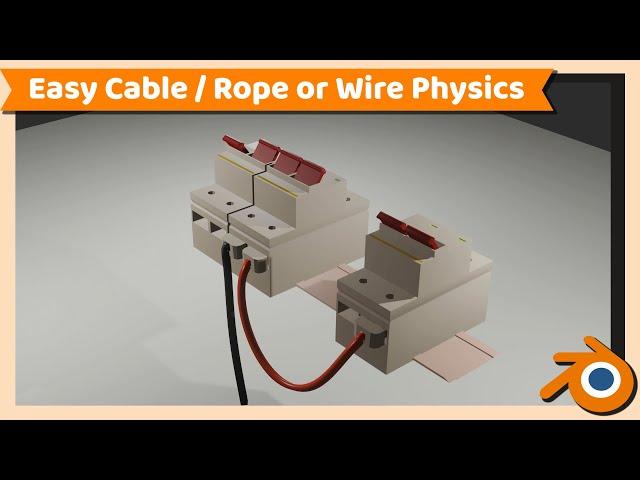 Blender Tutorial : Cable or Rope or Wire Physics in Blender 3