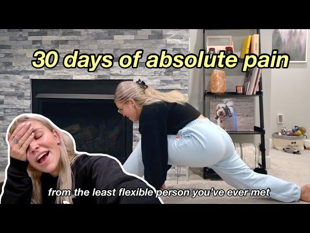 I TRIED TO GET MY SPLITS IN 30 DAYS | 1 month of absolute *PAIN*