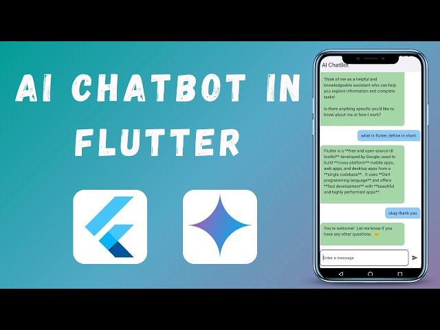 AI Chatbot In Flutter With Gemini AI - Chat App In Flutter Using Gemini AI