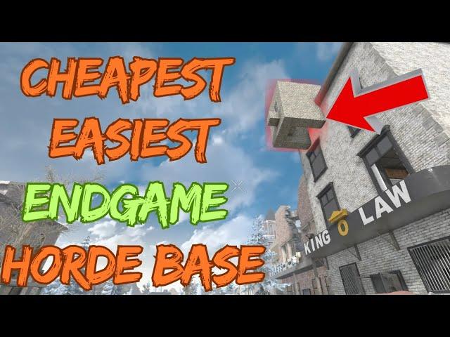 This cobblestone horde base can't be destroyed in 7 days to die.