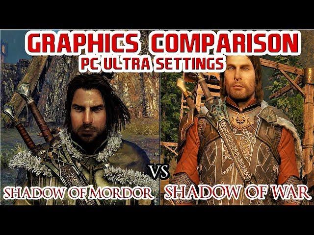 Shadow of Mordor vs Shadow of War Graphics Comparison | PC Ultra Settings