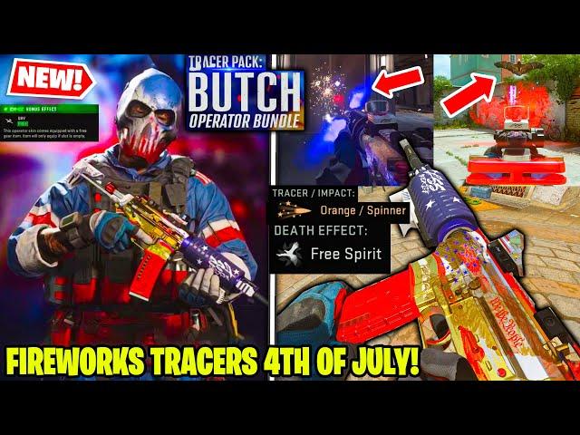 NEW Tracer Pack BUTCH OPERATOR BUNDLE  MW2 FIREWORKS TRACERS in WARZONE DMZ (Dawn's Light M4 Store)