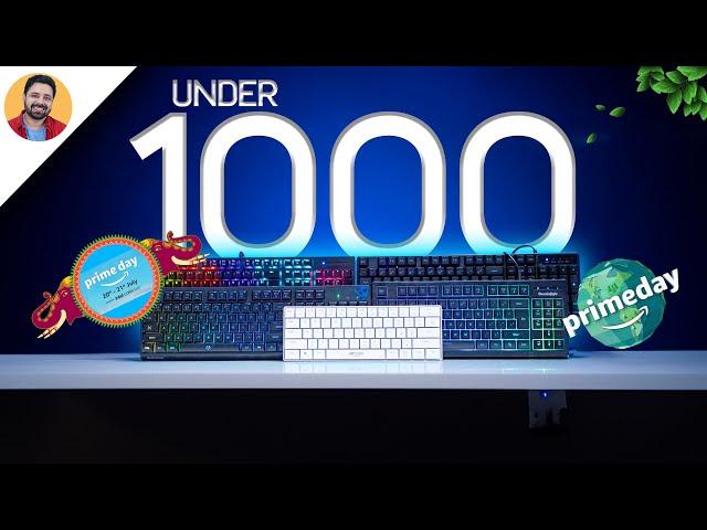 Top 3 Best Gaming Keyboard under 1000 of 2024 | Best Gaming keyboards of 2024 | Prime Day Sale!