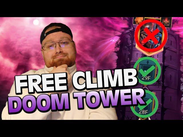 My Doom Tower Climb Was a NIGHTMARE! - Raid Shadow Legends Guide