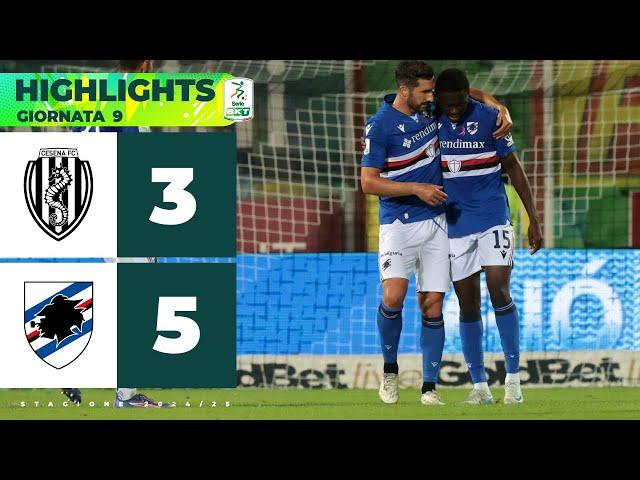 Cesena-Sampdoria 3-5 | Serie BKT | Partita pazza al Manuzzi: doppietta di Meulensteen