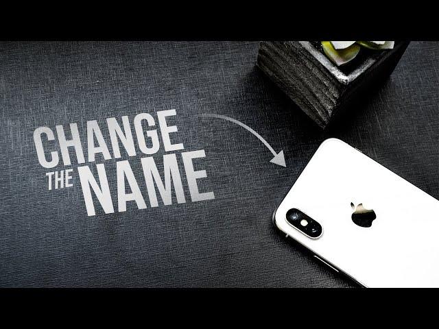 How to Change iPhone Name (2 Ways)