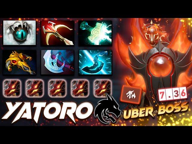 YATORO DRAGON KNIGHT UBER BOSS - Dota 2 Pro Gameplay [Watch & Learn]