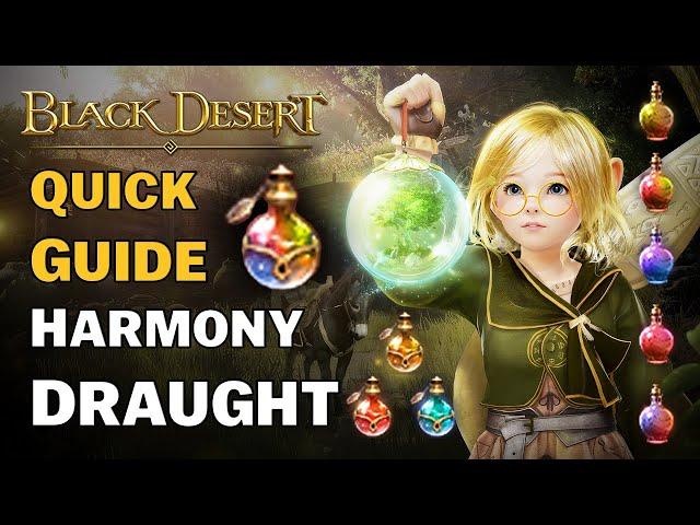 ⭐ BDO | How to Get "Harmony Draught" | All You Need to Know About It