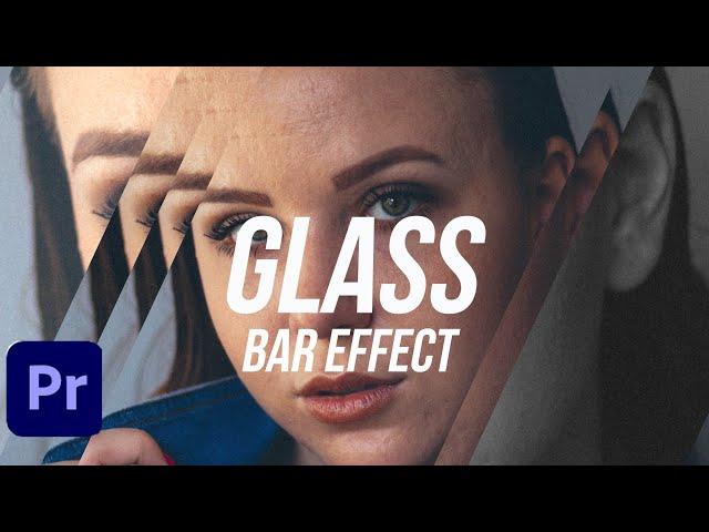 How To Create Glass Bar Effect In Premiere Pro - Premiere Pro Tutorial