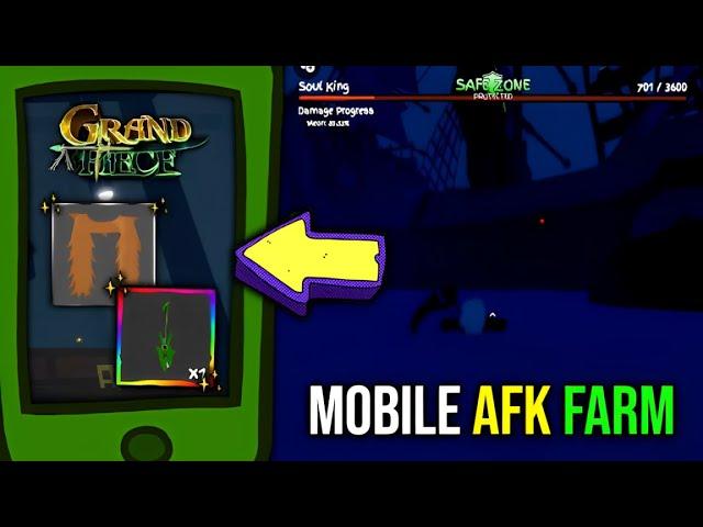 [GPO] How To AFK Farm SOUL KING (Rockstar) in Mobile 