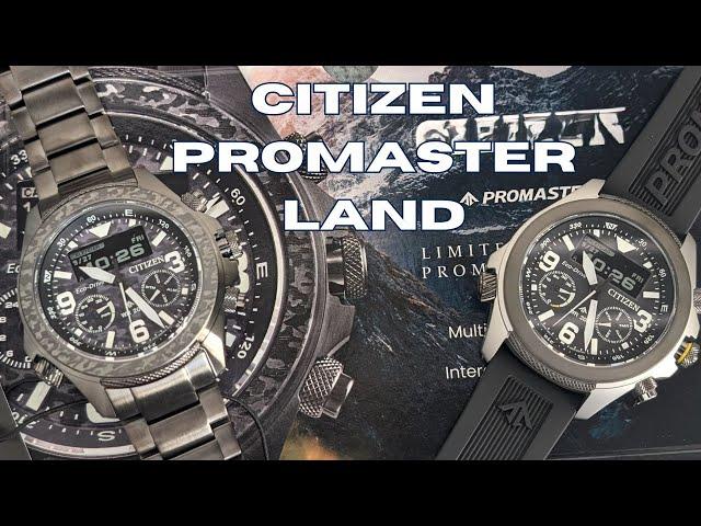 Watch Review of the Citizen Promaster Land JV1007-07E & JV100863E Limited Edition!!