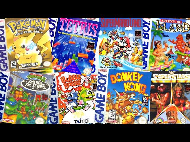 Top 200 best Gameboy games in chronological order. 1989 - 1999