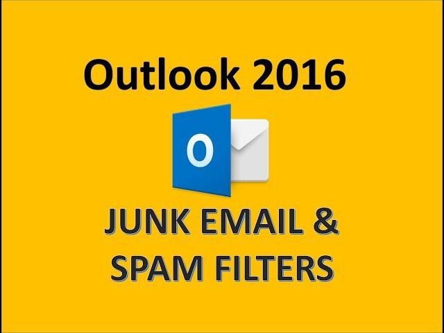 Outlook 2016 - Block Spam Emails - How to Stop Unwanted Junk Email on Microsoft MS 365 Mail Tutorial