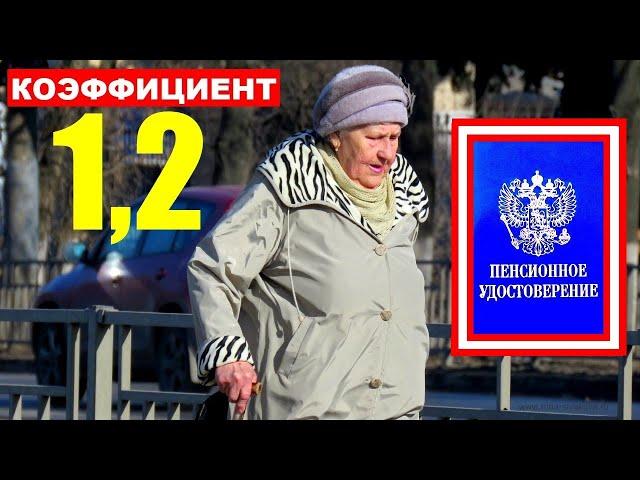 Коэффициент для пенсии 1,2: для чего он нужен и как его получить