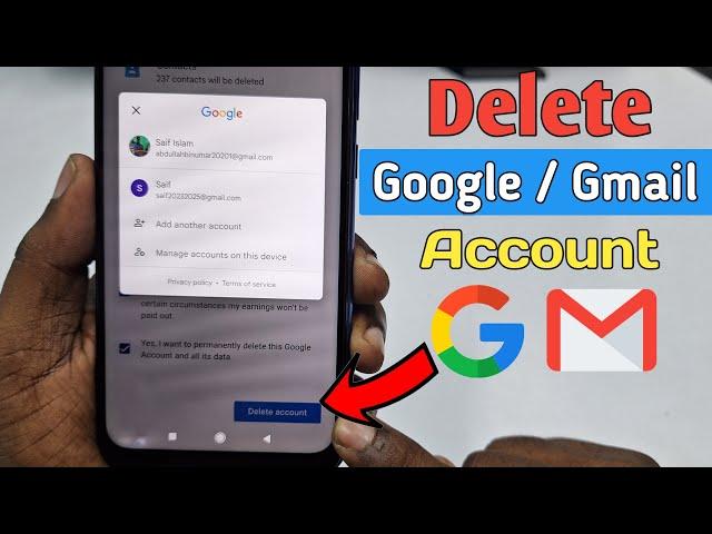 How to Delete Google or Gmail Account Permanently 2024