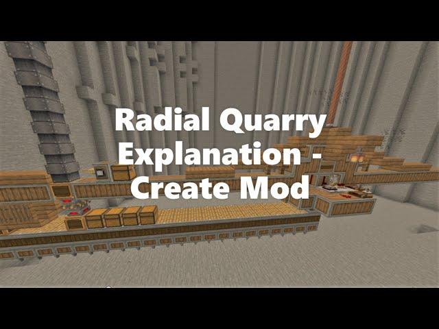 Create Mod - Radial Quarry Explanation