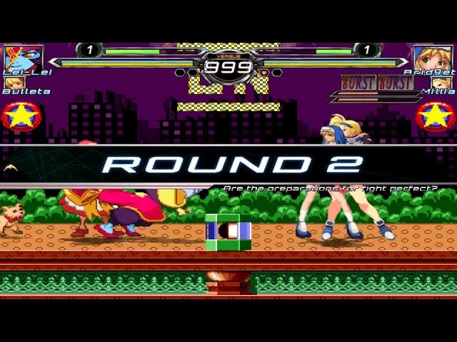 NICK54222 MUGEN: Lei-Lei and Baby Bonnie Hood VS Bridget and Millia Rage