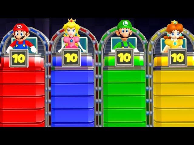 Mario Party 9 MiniGames - Mario Vs Peach Vs Luigi Vs Daisy (Master CPU)