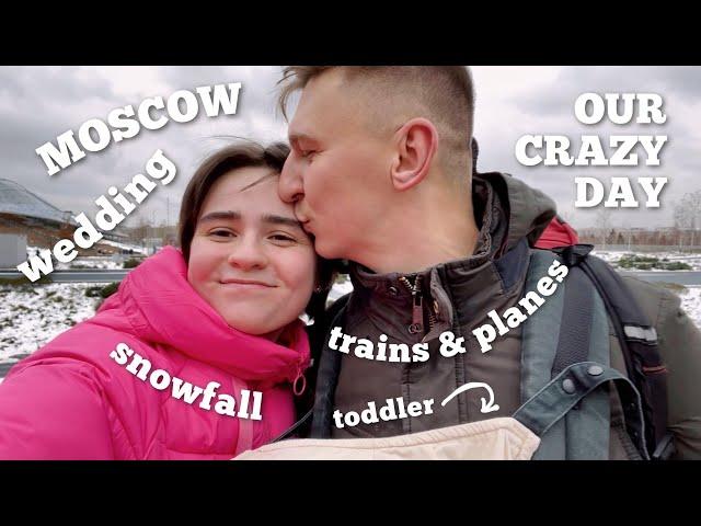 Day In The Life Of A Russian Family - wedding in Moscow, snowfall, sightseeing, underground and more