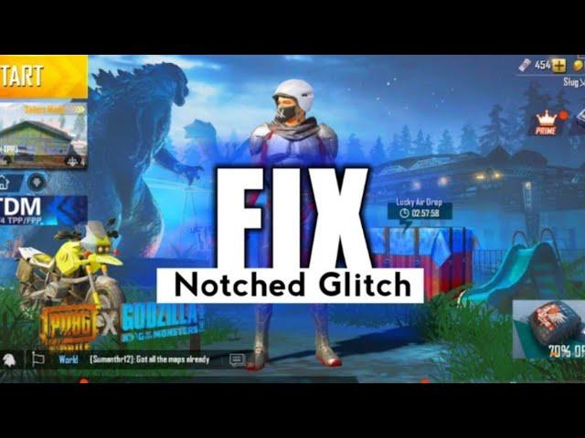 PUBG Mobile "Notch Screen Glitch" Problem Fixed