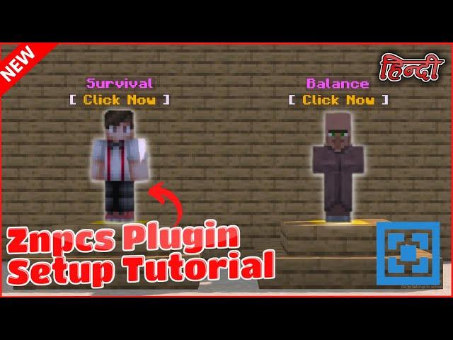 How To Setup Znpcs Plugin in Aternos Server | Full Tutorials Hindi | Znpcs Plugin Setup