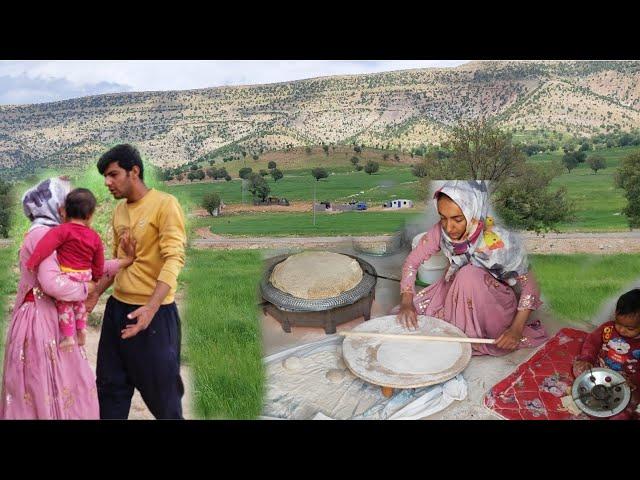 The effort and perseverance of Zahra's progress in baking bread and Masoud's going to work