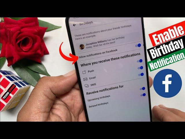How to Enable Facebook Birthday Notification