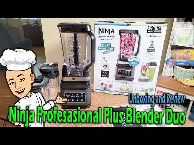 Ninja Professional Plus Blender Duo Auto IQ BN750 Series Unboxing and Review